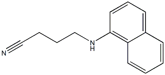 4-(naphthalen-1-ylamino)butanenitrile Struktur