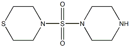 4-(piperazine-1-sulfonyl)thiomorpholine Struktur