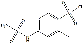 4-[(aminosulfonyl)amino]-2-methylbenzenesulfonyl chloride Struktur