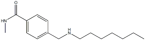 4-[(heptylamino)methyl]-N-methylbenzamide Struktur