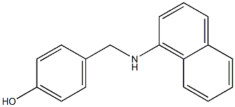 4-[(naphthalen-1-ylamino)methyl]phenol Struktur