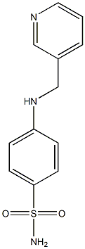 4-[(pyridin-3-ylmethyl)amino]benzene-1-sulfonamide Struktur