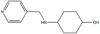 4-[(pyridin-4-ylmethyl)amino]cyclohexan-1-ol Struktur