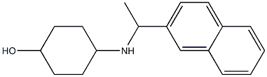 4-{[1-(naphthalen-2-yl)ethyl]amino}cyclohexan-1-ol Struktur