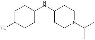 4-{[1-(propan-2-yl)piperidin-4-yl]amino}cyclohexan-1-ol Struktur