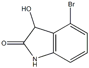 4-bromo-3-hydroxy-2,3-dihydro-1H-indol-2-one Struktur