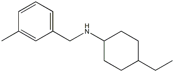 4-ethyl-N-[(3-methylphenyl)methyl]cyclohexan-1-amine Struktur