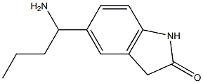 5-(1-aminobutyl)-2,3-dihydro-1H-indol-2-one Struktur