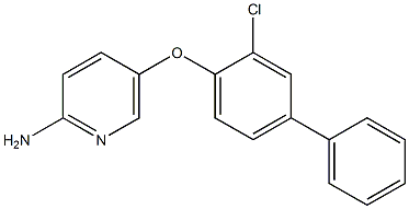 5-(2-chloro-4-phenylphenoxy)pyridin-2-amine Struktur