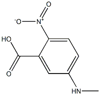 5-(methylamino)-2-nitrobenzoic acid Struktur