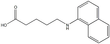 5-(naphthalen-1-ylamino)pentanoic acid Struktur