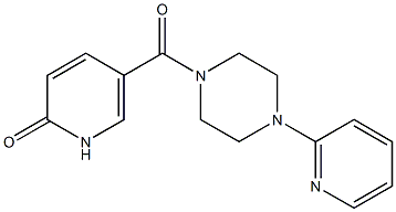 5-{[4-(pyridin-2-yl)piperazin-1-yl]carbonyl}-1,2-dihydropyridin-2-one Struktur