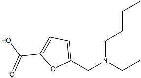 5-{[butyl(ethyl)amino]methyl}furan-2-carboxylic acid Struktur