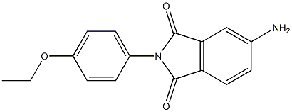 5-amino-2-(4-ethoxyphenyl)-2,3-dihydro-1H-isoindole-1,3-dione Struktur