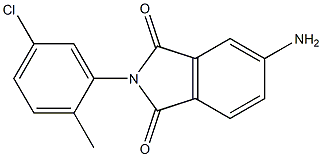 5-amino-2-(5-chloro-2-methylphenyl)-2,3-dihydro-1H-isoindole-1,3-dione Struktur