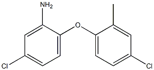 5-chloro-2-(4-chloro-2-methylphenoxy)aniline Struktur