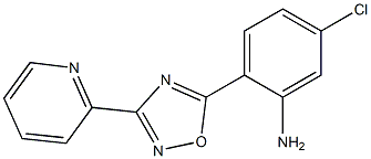 5-chloro-2-[3-(pyridin-2-yl)-1,2,4-oxadiazol-5-yl]aniline Struktur