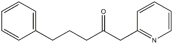 5-phenyl-1-(pyridin-2-yl)pentan-2-one Struktur