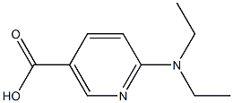 6-(diethylamino)nicotinic acid Struktur