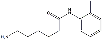 6-amino-N-(2-methylphenyl)hexanamide Struktur