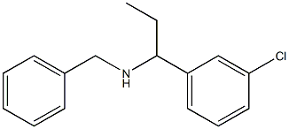 benzyl[1-(3-chlorophenyl)propyl]amine Struktur