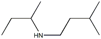 butan-2-yl(3-methylbutyl)amine Struktur