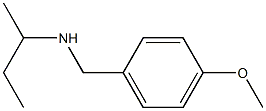 butan-2-yl[(4-methoxyphenyl)methyl]amine Struktur