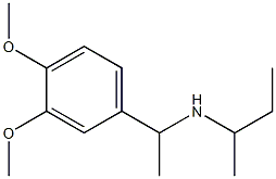 butan-2-yl[1-(3,4-dimethoxyphenyl)ethyl]amine Struktur