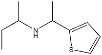 butan-2-yl[1-(thiophen-2-yl)ethyl]amine Struktur