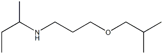 butan-2-yl[3-(2-methylpropoxy)propyl]amine Struktur