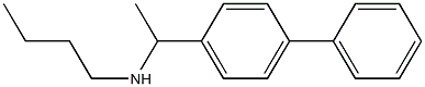 butyl[1-(4-phenylphenyl)ethyl]amine Struktur