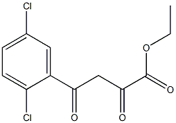 ethyl 4-(2,5-dichlorophenyl)-2,4-dioxobutanoate Struktur