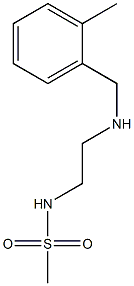 N-(2-{[(2-methylphenyl)methyl]amino}ethyl)methanesulfonamide Struktur