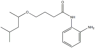 N-(2-aminophenyl)-4-[(4-methylpentan-2-yl)oxy]butanamide Struktur