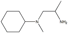 N-(2-aminopropyl)-N-cyclohexyl-N-methylamine Struktur