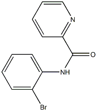 N-(2-bromophenyl)pyridine-2-carboxamide Struktur