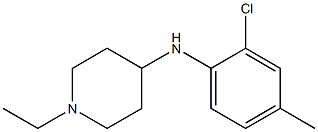 N-(2-chloro-4-methylphenyl)-1-ethylpiperidin-4-amine Struktur