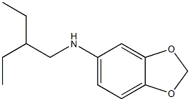 N-(2-ethylbutyl)-2H-1,3-benzodioxol-5-amine Struktur