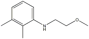 N-(2-methoxyethyl)-2,3-dimethylaniline Struktur