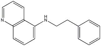 N-(2-phenylethyl)quinolin-5-amine Struktur