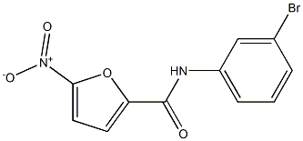 N-(3-bromophenyl)-5-nitro-2-furamide Struktur