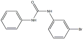 N-(3-bromophenyl)-N'-phenylurea Struktur