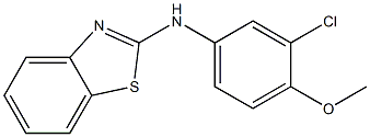 N-(3-chloro-4-methoxyphenyl)-1,3-benzothiazol-2-amine Struktur