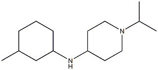 N-(3-methylcyclohexyl)-1-(propan-2-yl)piperidin-4-amine Struktur