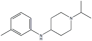 N-(3-methylphenyl)-1-(propan-2-yl)piperidin-4-amine Struktur