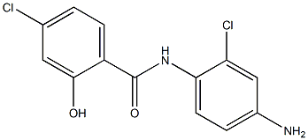 N-(4-amino-2-chlorophenyl)-4-chloro-2-hydroxybenzamide Struktur