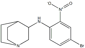 N-(4-bromo-2-nitrophenyl)-1-azabicyclo[2.2.2]octan-3-amine Struktur