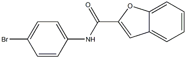 N-(4-bromophenyl)-1-benzofuran-2-carboxamide Struktur