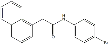 N-(4-bromophenyl)-2-(naphthalen-1-yl)acetamide Struktur