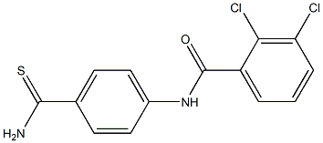 N-(4-carbamothioylphenyl)-2,3-dichlorobenzamide Struktur